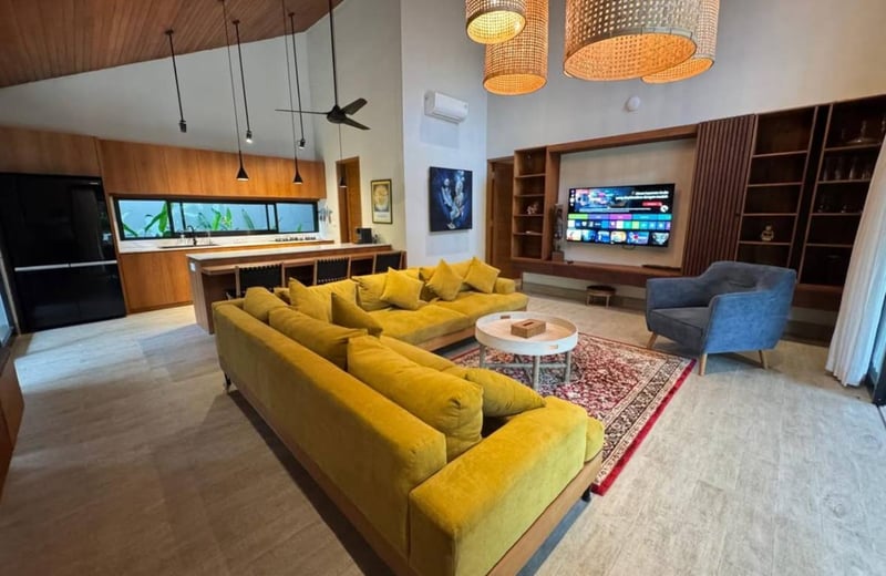 Rental of a new spacious villa, Sayan area, Bali, Indonesia